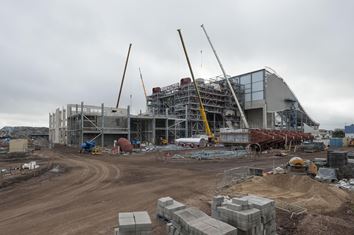 Viridor's Trident Park EfW facility is currently under construction in Cardiff
